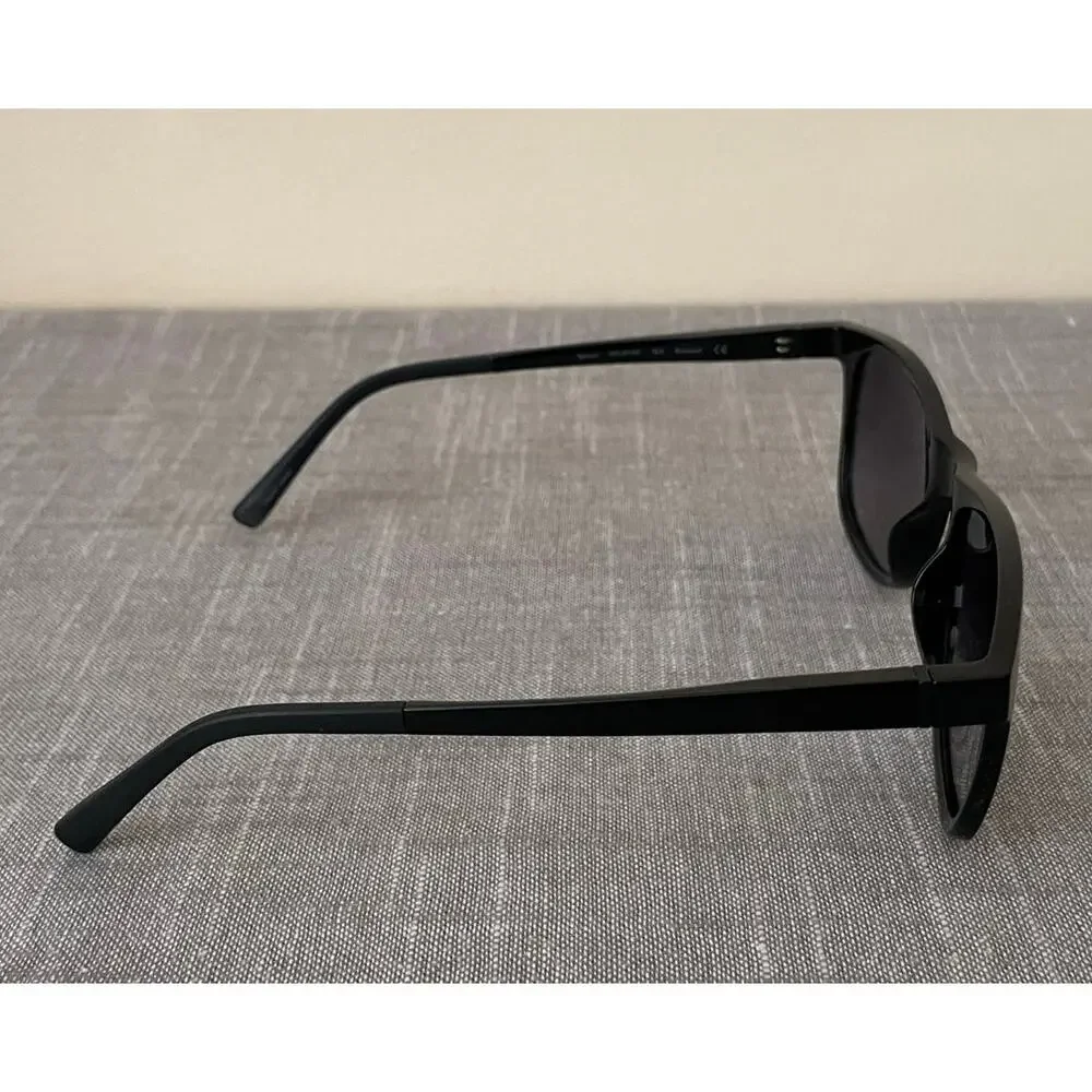 New ECO Spruce Mens Polarized Black Square Sunglasses